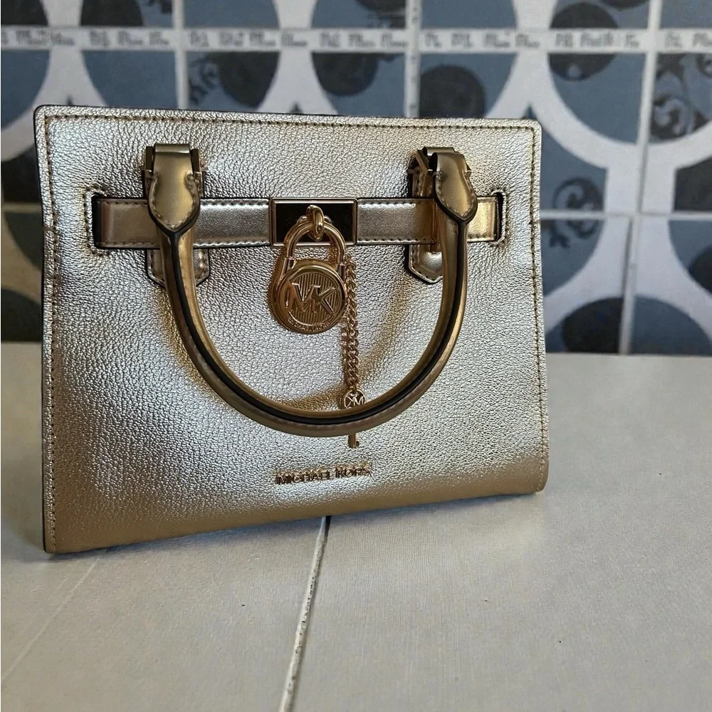 Michael Kors Metallic Gold Mini Bag